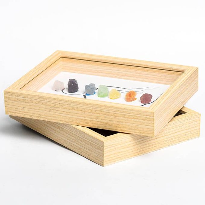 Seven Chakra Crystal Wall Art