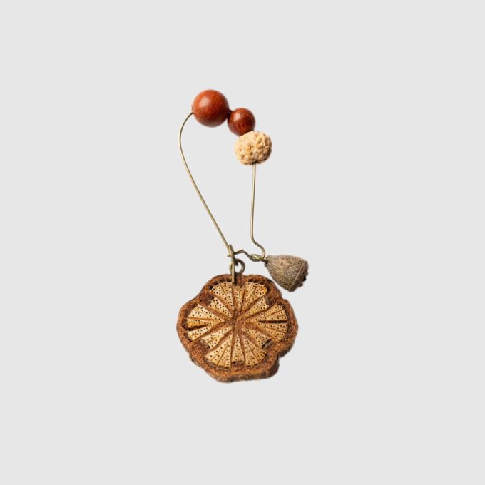 Natural Red Vine Earrings